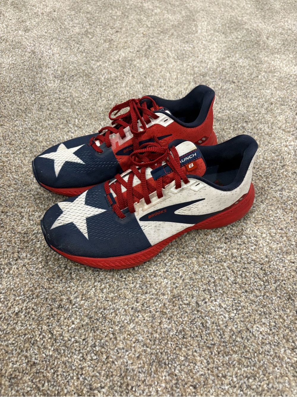 Brooks Women's Launch 8 Patriotic Running Shoes